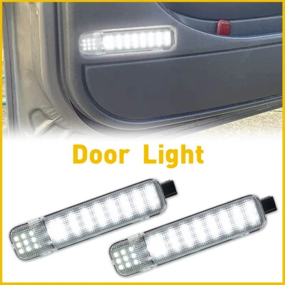 Pair LED Door Light Courtesy White For 99-06 Chevy 1500 Silverado 2500 3500 HD - Image 1 of 4