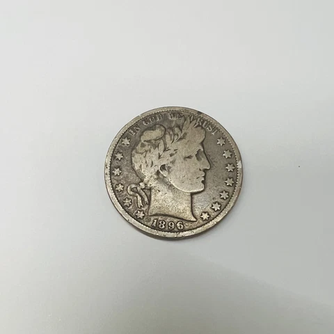 1896 Barber Half Dollar - nice VG Cover