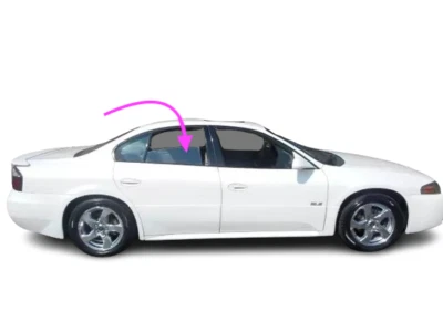 Pontiac Bonneville 2000-2005 4P sedán pasajero puerta trasera derecha ventana vidrio Foto 1 de 4