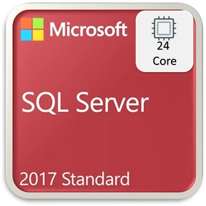 Microsoft SQL Server 2017 Standard - 24 Core License - Picture 1 of 1