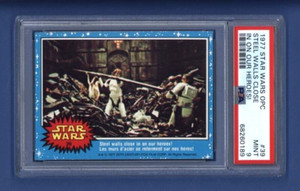 1977 OPC Star Wars 1st series #39 STEEL WALLS CLOSE IN ON OUR HEROES! PSA 9 MINT