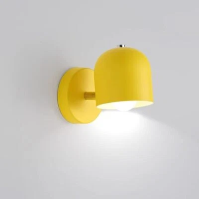 Lampada da parete orientabile,  colore giallo - Immagine 1 di 3