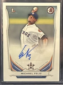 Michael Feliz 2014Bowman Prospect Autographs #PA-MF Auto Baseball Card