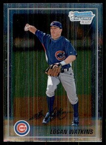 2010 Bowman Chrome Prospects Logan Watkins Chicago Cubs #BCP11
