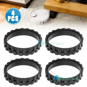 4X Vacuum Robot Tires for Irobot Roomba Wheels Series 5/6/7/8/9/I7 S9+ Anti-Slip - Picture 1 of 10