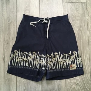 Tommy Hilfiger Swim Shorts Mens Medium W30 Navy Blue 90s Vintage - Picture 1 of 12