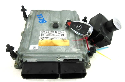 2014 14 Mercedes-Benz GL450 Engine Control Module W/ Ignition Switch & Key OEM - Image 1 of 4