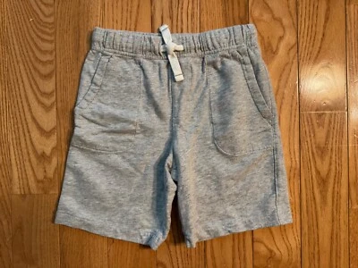 EUC Carters Kids Boys Heather Grey Pull On Cotton Shorts Size 6 - Image 1 of 3