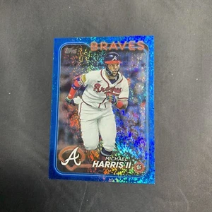 2024 Topps Series 1 MICHAEL HARRIS II Blue Holo Foil 245/999 Braves #243 - Picture 1 of 2