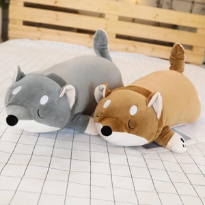 Almohada de felpa de dibujos animados Shiba Inu grasa suave de 40 cm-100 cm regalo navideño de alta calidad - Imagen 1 de 5