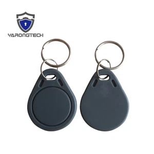 13.56MHz Key RFID 1K Proximity ABS Grey IC Fobs Access Control - 10pcs - Picture 1 of 3