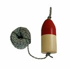 Kufa Sports 5/16" X 100' Lead Rope & 6"X14" Red/White Float Combo For Crab Trap