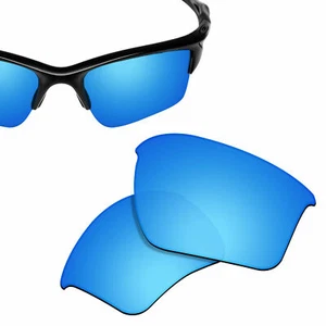 Polarized Replacement Lenses for-OAKLEY Half Jacket 2.0 XL Sunglasses Ice Blue - Picture 1 of 5