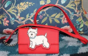Cartera Westie para perro de Marc Tetro roja bolsillos para el hombro con cremallera - Imagen 1 de 4
