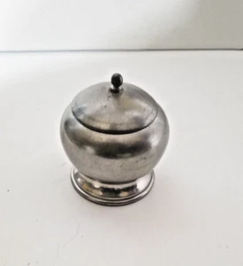 Vintage Queen Anne Pewter Sugar Bowl - Picture 1 of 3