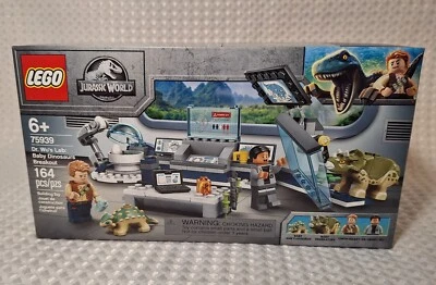 Lego Jurassic World Dr Wu's Lab Baby Dinosaurs Breakout #75939 New Sealed - Image 1 of 4