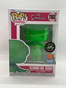 Funko Pop! The Simpsons Glowing Mr. Burns #1162 - Glow Chase PX Previews Excl. - Picture 1 of 7