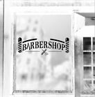 Modern Decor Barber Shop Sign Wall Sticker Hairstylist Tool Hair Salon Window
