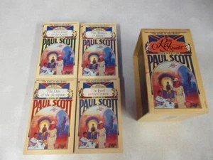 COMPLETE SET (4) PAUL SCOTT Vintage Historical Books Novel RAJ QUARTET BOX BOXED - Picture 1 of 1