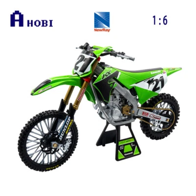 New Ray 1:6 Scale Kawasaki Racing Jason Anderson Diecast Motorcycle Replica - Image 1 of 2