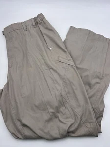 Nike Cargo Khaki Utility Pants Mens Size XXL 33" Inseam (36X33) Wide Leg Read - Picture 1 of 16