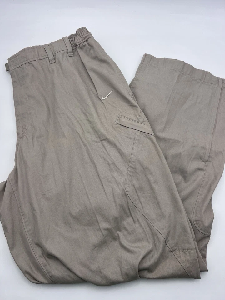 Nike Cargo Khaki Utility Pants Mens Size XXL 33" Inseam (36X33) Wide Leg Read - Image 1 of 4