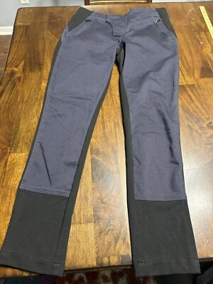 Pantalones estilo equitación Leifsdottir talla 6 negro/azul marino Anthropologie Foto 1 de 4