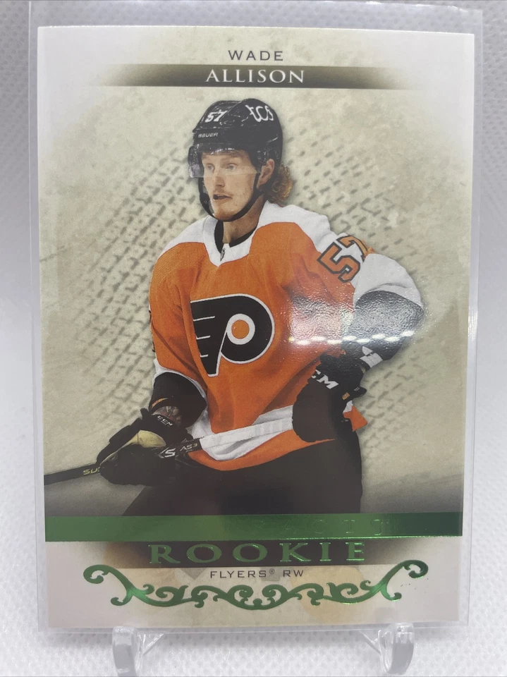 Wade Allison 2021-22 Upper Deck Artifacts GREEN Rookie RC #177 Flyers - Image 1 of 2