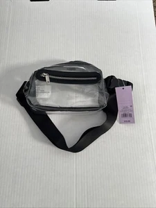 Clear Fanny Pack Stadium & Concert Approved for Women & Men Belt Bag - Picture 1 of 6