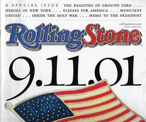 Rolling Stone Magazine Issue 880 Oct 25 2001 Flag Cover 9-11-01 Twin Towers NYC - Picture 1 of 1