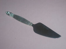 CHEESE WEDGE ~ Stainless Blade ~ WALLACE ~ Art Deco ~ Silver Plate