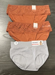 Women's Auden & Jockey hipsters underwear 3 pairs hipsters Medium Hipsters 122 - Picture 1 of 10