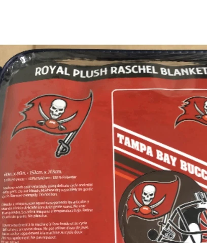 Tampa Bay Buccaneers NFL 60" x 80" Plush Throw Blanket Northwest Company Cover