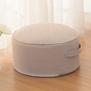 16" Chair Cushion Round Indoor Outdoor Garden Patio Footstool Pouf Ottomans