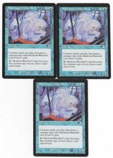 Magic the Gathering MTG Scourge Mistform Warchief Cards by Greg Hildebrandt X3