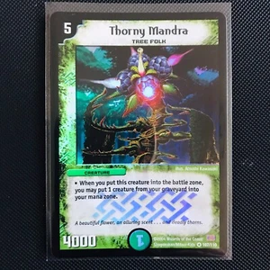 Thorny Mandra 107/110 • Duel Masters • DM-01 Base Set • Holo Rare - Foto 1 di 2