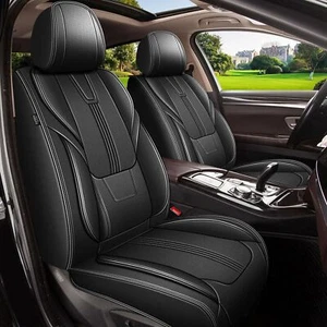 Juego completo de fundas de cojín de 5 asientos de cuero sintético para Honda Accord 2003-2017 - Imagen 1 de 7
