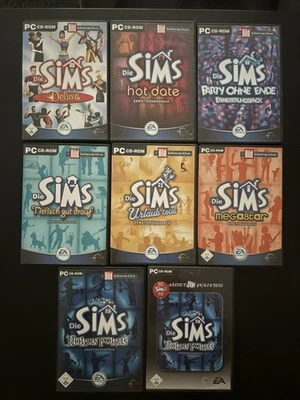 Die Sims 1 PC – Komplettset mit allen Erweiterungen - Retro-Gamer-Sammlung - Bild 1 von 4