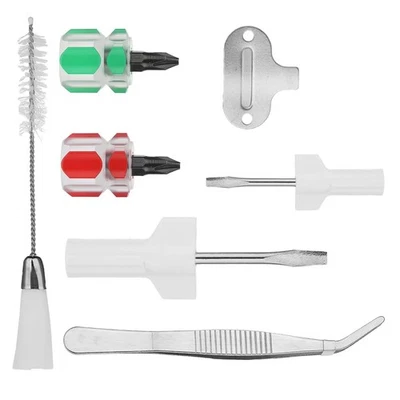 7 Piece Sewing Machine Cleaning Kit, Tweezers, Double Head Lint Brush, N7485 - Image 1 of 4