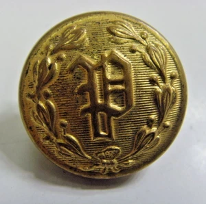 1800s antique Police service uniform coat metal button Superior quality 49528 - Picture 1 of 6