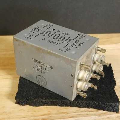 1950's Thordarson T53919 Audio Input Transformer 3030380 - Image 1 of 4