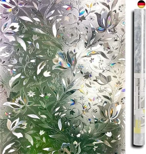 LEMON CLOUD Fensterfolie Blickdicht Selbsthaftende, Regenbogen Statisch No-Glue - Bild 1 von 7