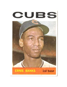 1964 Topps Baseball Ernie Banks #55 HOF - Bild 1 von 2