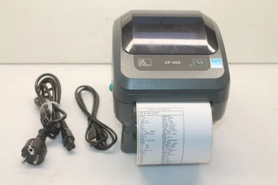 IMPRIMANTE ETIQUETTE THERMIQUE .. ZEBRA ZP450 .. USB / SERIE / PARALLELE - Photo 1/4