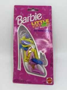 Barbie Little Extras Pack of Shoes New in Package 1992 Vintage Mattel - Picture 1 of 5