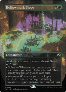 Hollowmurk Siege (Borderless) - FOIL - R Tarkir: Dragonstorm 387 - MTG - Picture 1 of 1