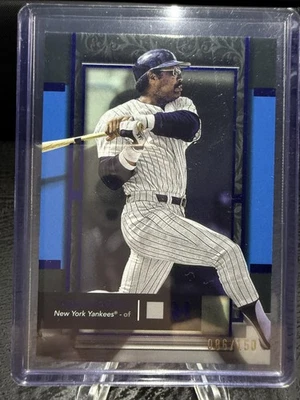 2024 Topps Museum Collection #87 Reggie Jackson Sapphire #/150 - Image 1 of 2