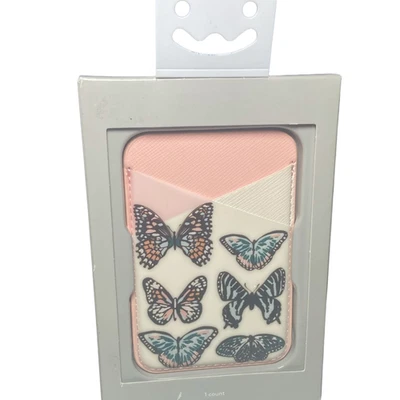 MagSafe Phone Wallet Pocket Card Holder Case Accessory Heyday  - Butterflies - Image 1 of 4