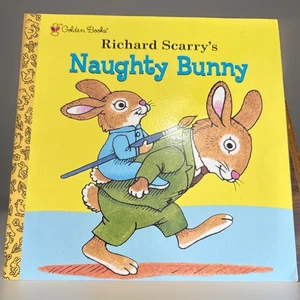 Richard Scarry's Naughty Bunny (Look-Look) by Golden Books - Picture 1 of 7