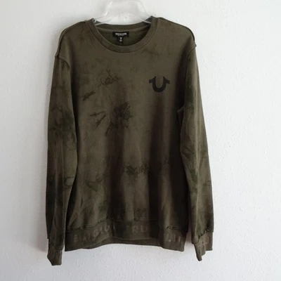 Sudadera True Religion Repujada Para Hombre S Kalamata Verde Camuflaje Precio de venta sugerido por el fabricante $119 NUEVA Foto 1 de 4